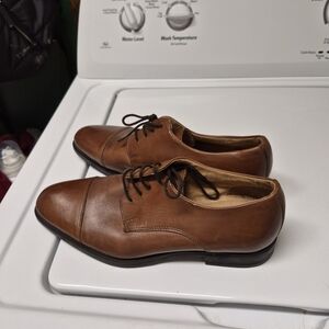 Classic Brown Leather Men's Dress Shoes